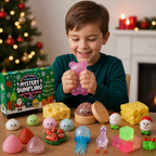 Calendario dell'Avvento Squishy di Natale per Bambini – 24 Giorni di Sorprese