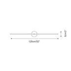 Lampada da Parete Minimalista Lineare A Due Estremità Stile Moderno