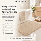 Tappetino da Bagno Assorbente in Chenille Kaelis