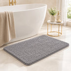 Tappetino da Bagno Assorbente in Chenille Kaelis