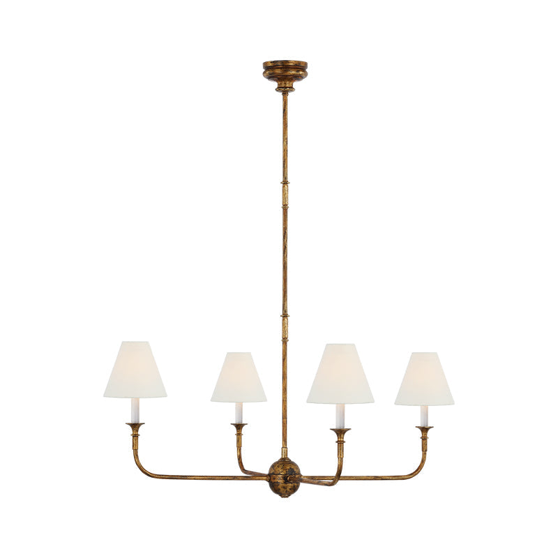 Lampadario Grande in Tessuto Industriale Vintage Arthaila
