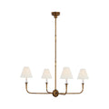 Lampadario Grande in Tessuto Industriale Vintage Arthaila