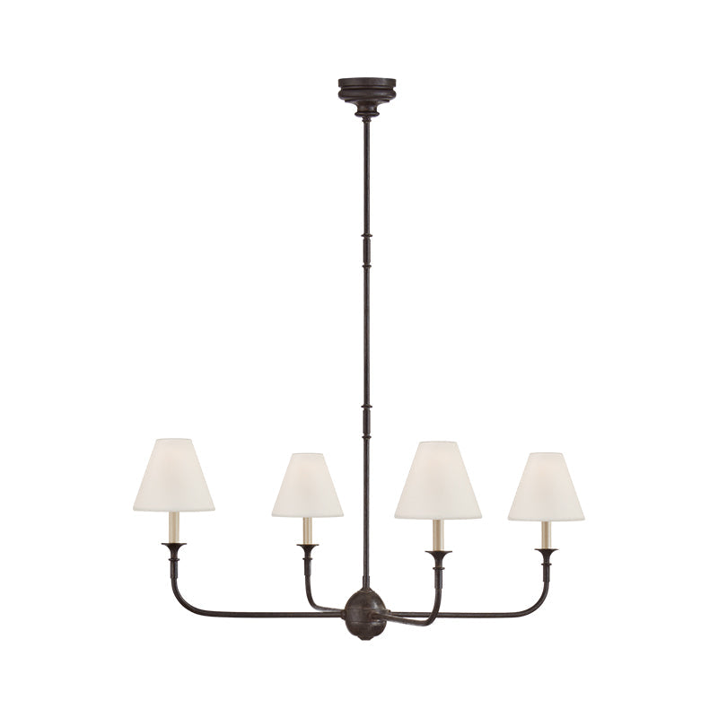 Lampadario Grande in Tessuto Industriale Vintage Arthaila