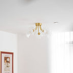 Lampada da soffitto in vetro Kalin Flower
