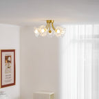 Lampada da soffitto in vetro Kalin Flower