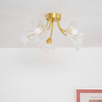 Lampada da soffitto in vetro Kalin Flower