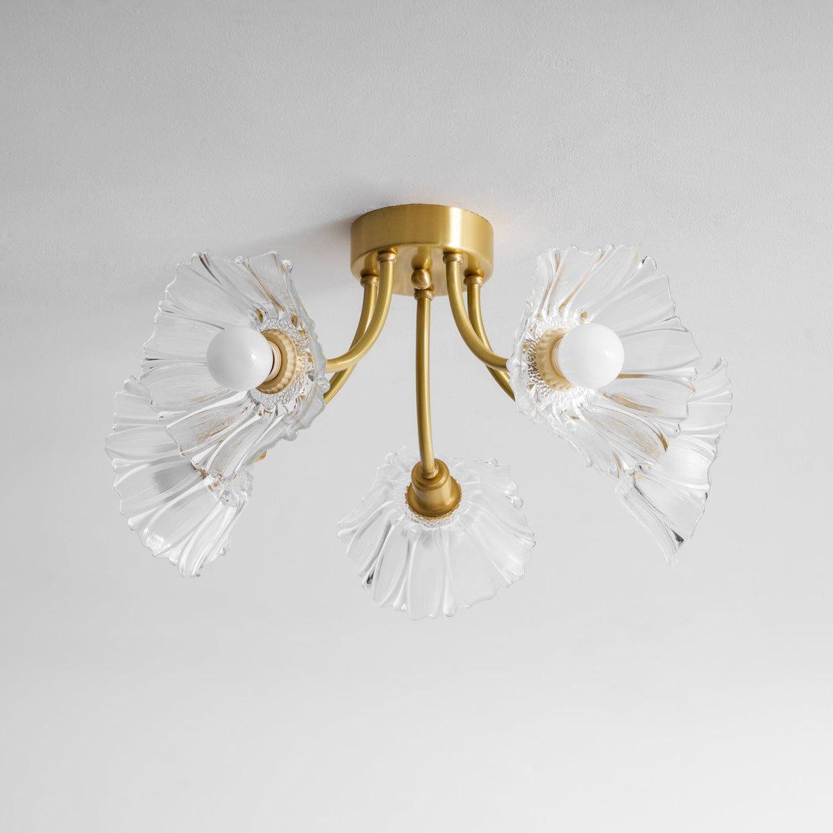 Lampada da soffitto in vetro Kalin Flower