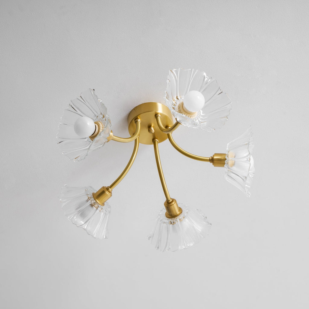 Lampada da soffitto in vetro Kalin Flower