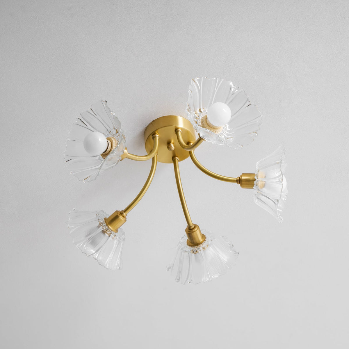 Lampada da soffitto in vetro Kalin Flower