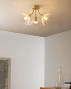 Lampada da soffitto in vetro Kalin Flower
