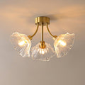 Lampada da soffitto in vetro Kalin Flower