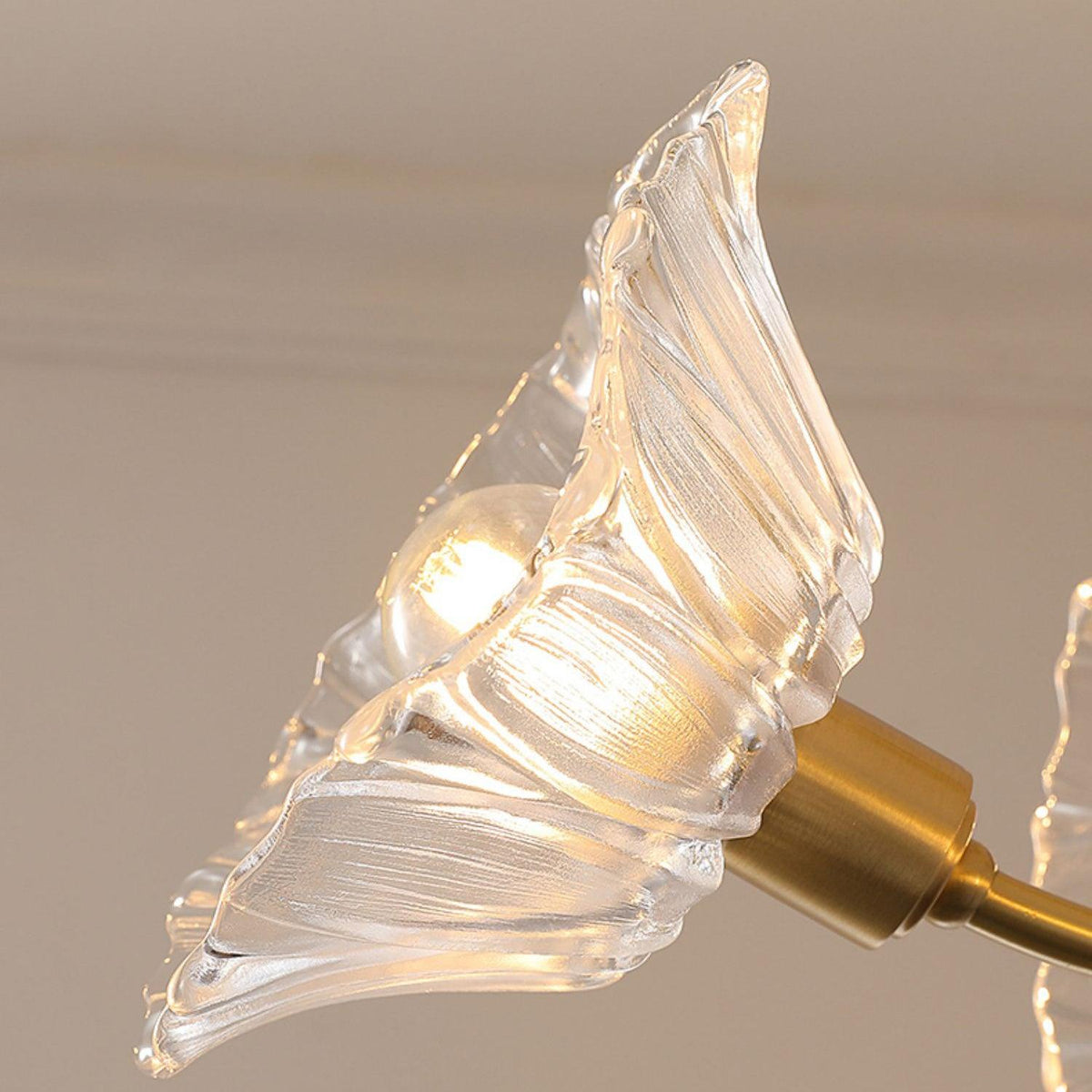 Lampada da soffitto in vetro Kalin Flower