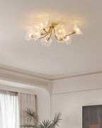 Lampada da soffitto in vetro Kalin Flower