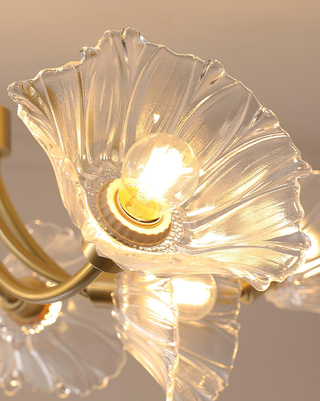 Lampada da soffitto in vetro Kalin Flower