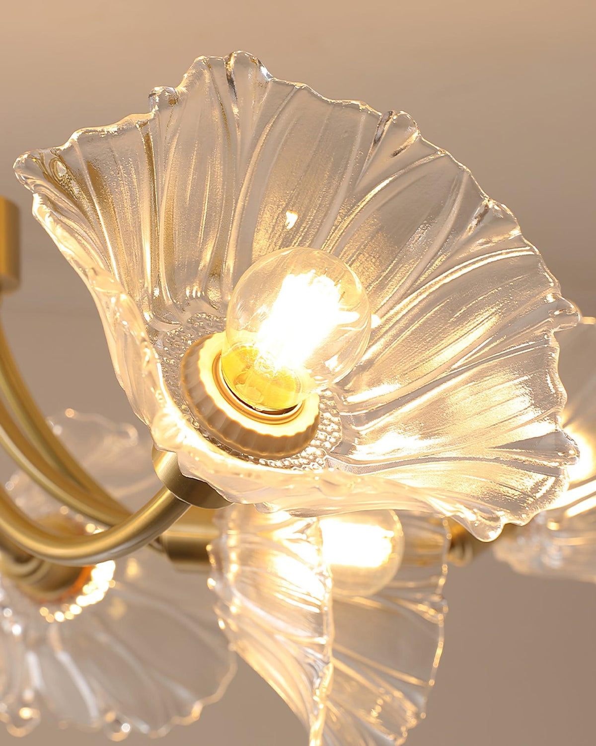 Lampada da soffitto in vetro Kalin Flower
