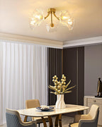 Lampada da soffitto in vetro Kalin Flower