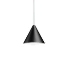 Lampada a Sospensione Pendenti in Metallo Nero Cono Industriale