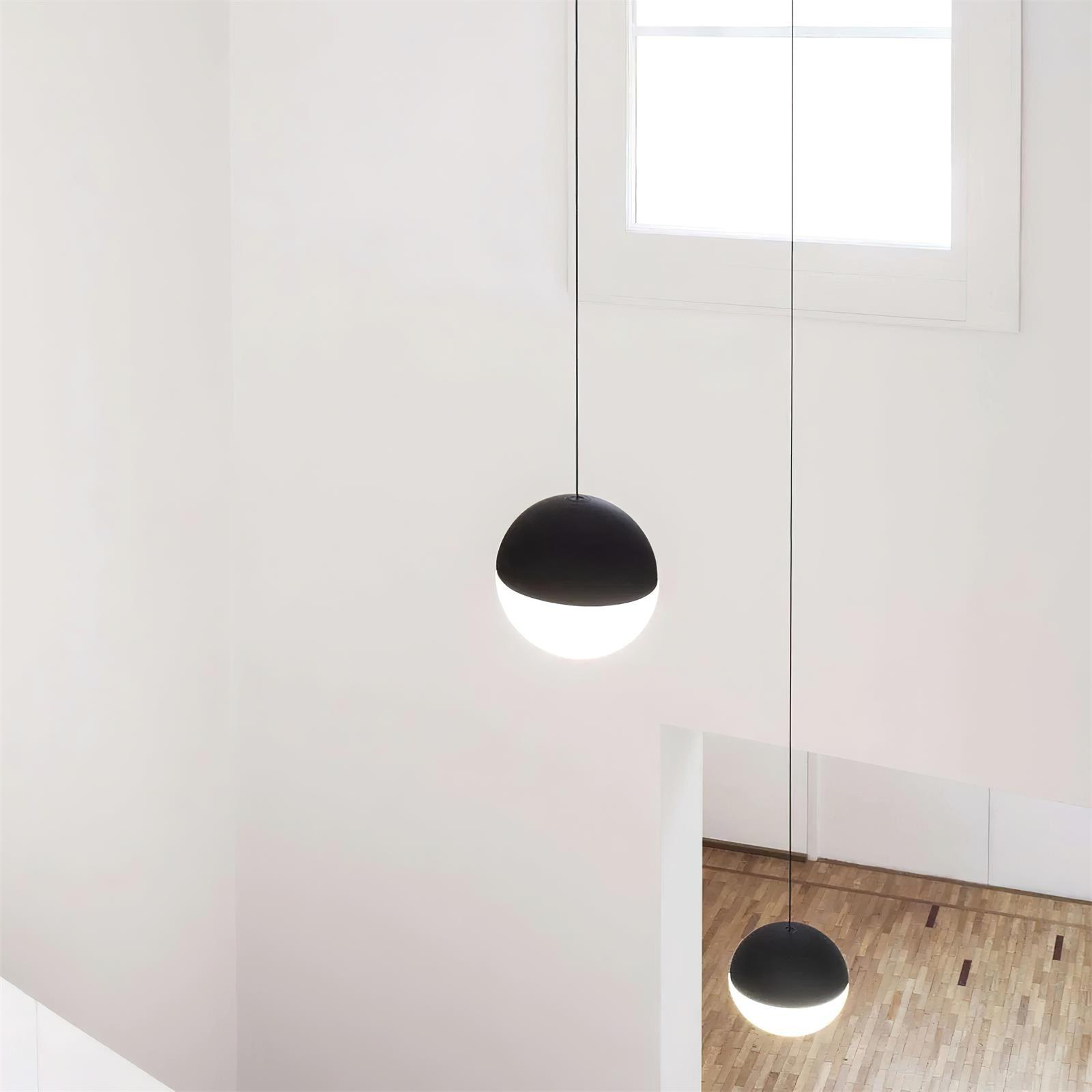 Lampada a Sospensione Pendenti in Metallo Nero Cono Industriale