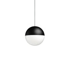 Lampada a Sospensione Pendenti in Metallo Nero Cono Industriale