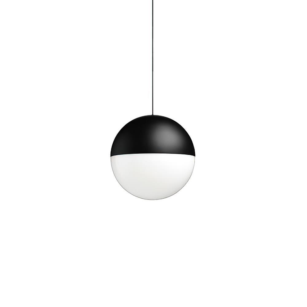 Lampada a Sospensione Pendenti in Metallo Nero Cono Industriale