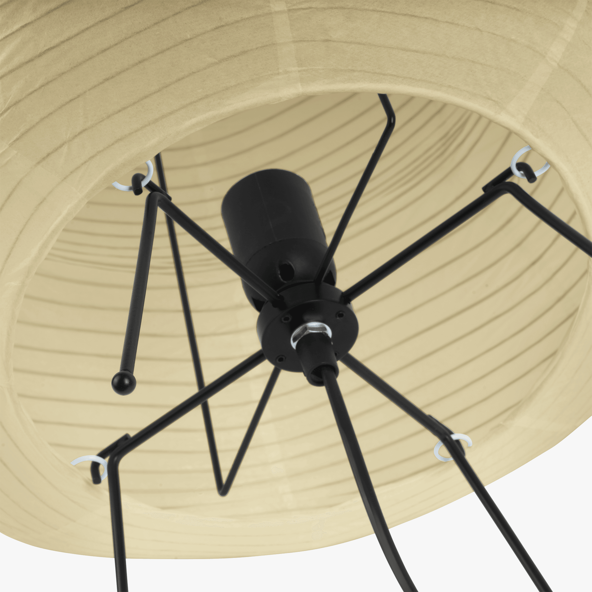 Akari | Lampada da terra in carta di riso giapponese fatta a mano con luce ambientale soffusa