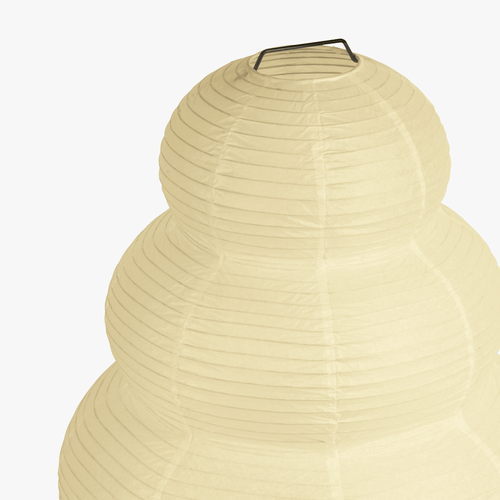 Akari | Lampada da terra in carta di riso giapponese fatta a mano con luce ambientale soffusa
