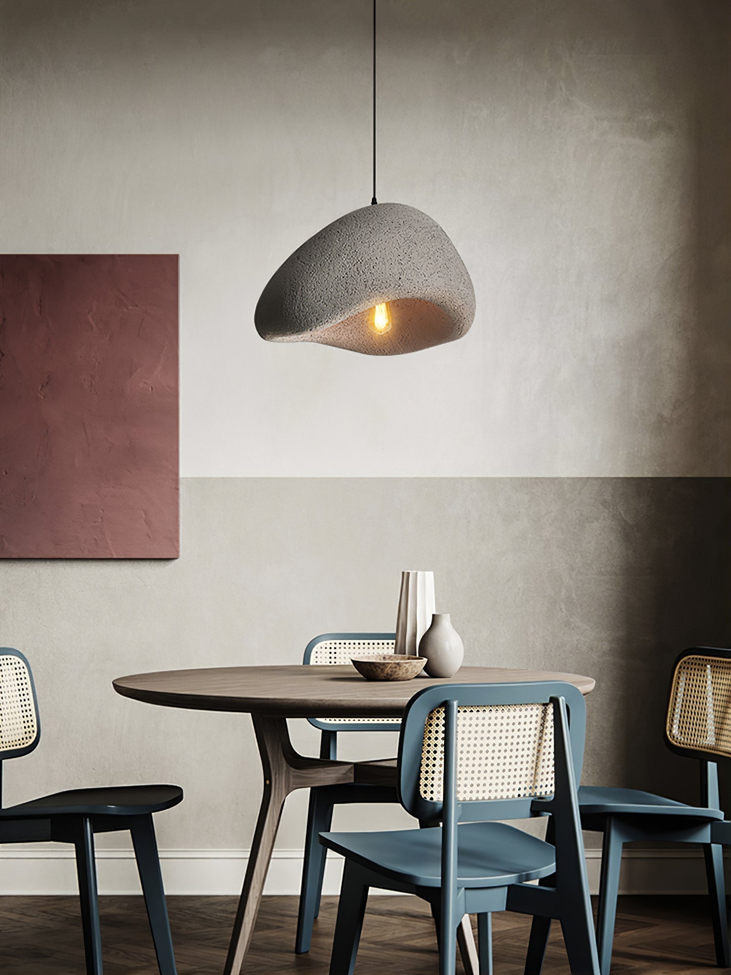 Lampada a sospensione Wabi-Sabi Cocoon, Stile A