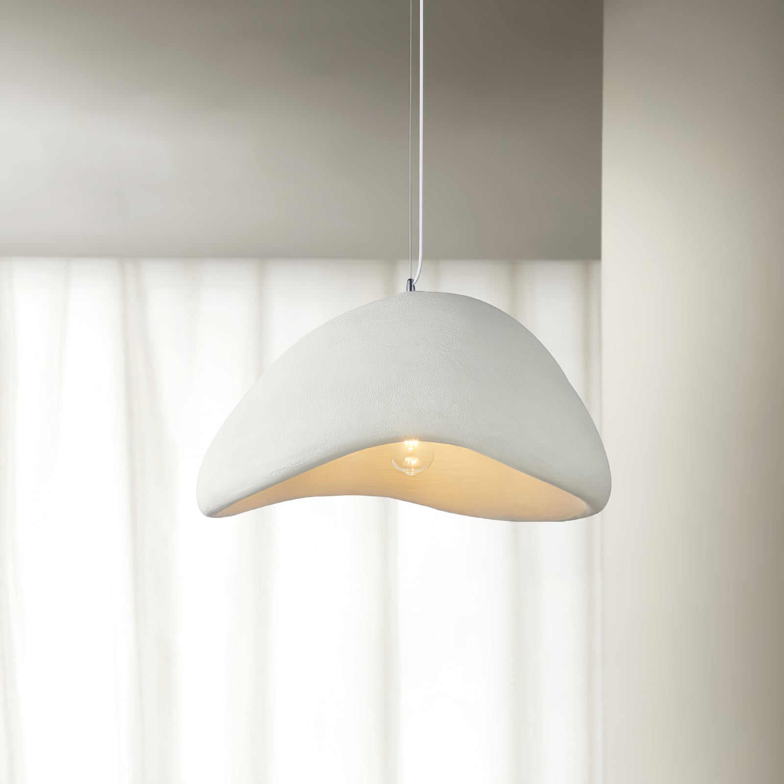 Lampada a sospensione Wabi-Sabi Cocoon, Stile A