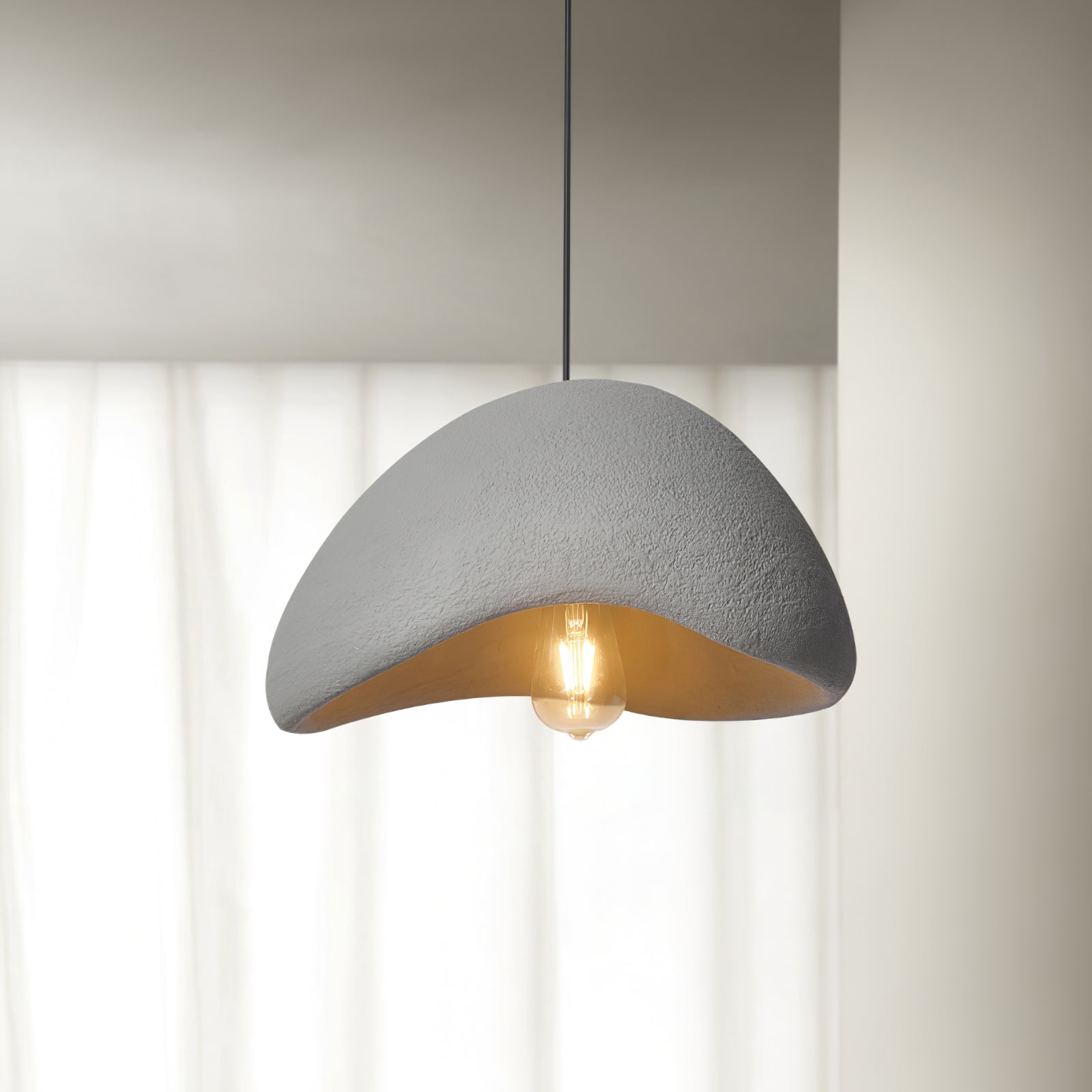 Lampada a sospensione Wabi-Sabi Cocoon, Stile A
