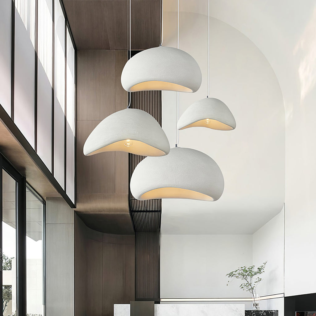 Lampada a sospensione Wabi-Sabi Cocoon, Stile A