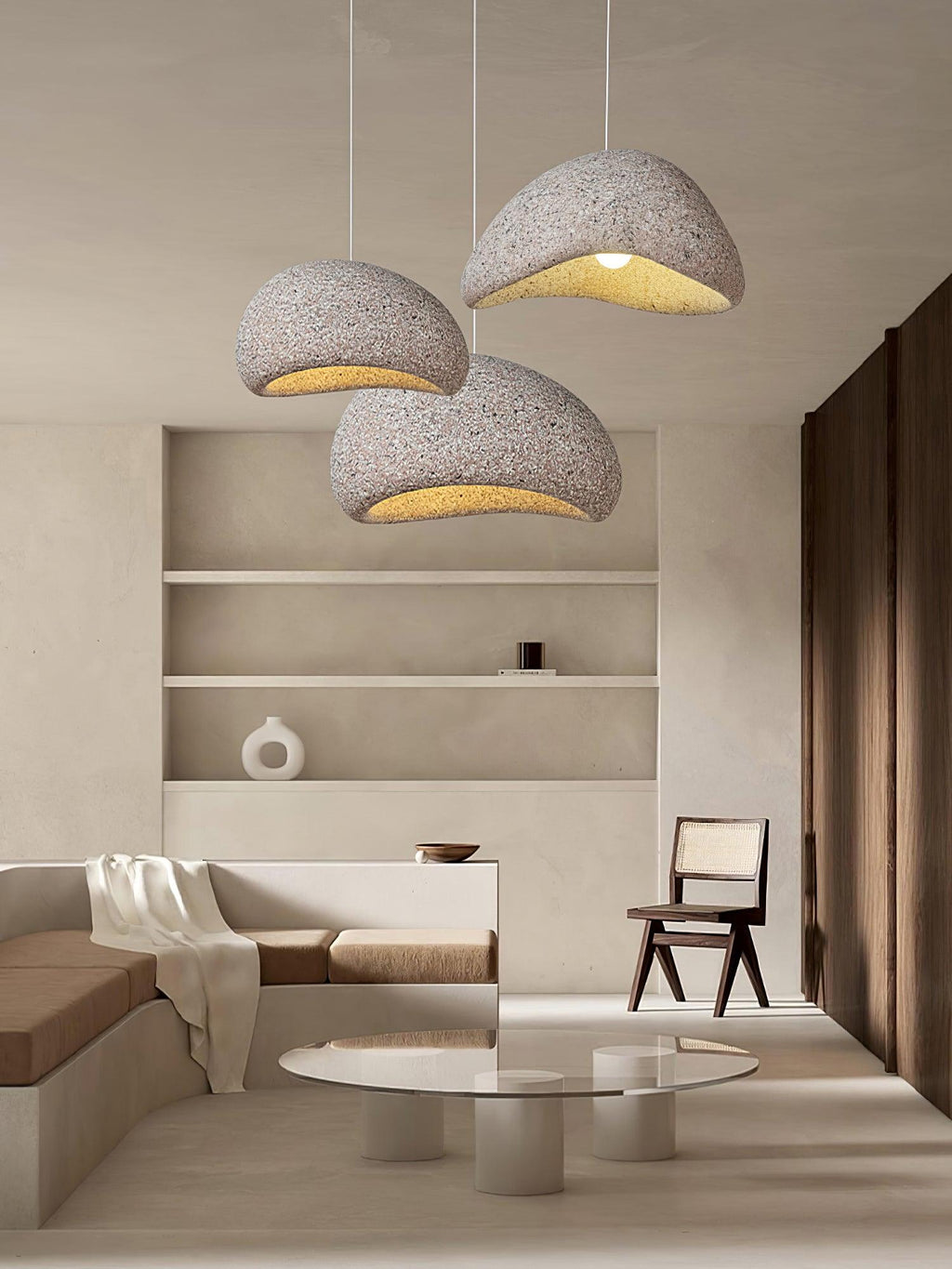 Lampada a sospensione Tsukiyo Wabi-Sabi Cloud