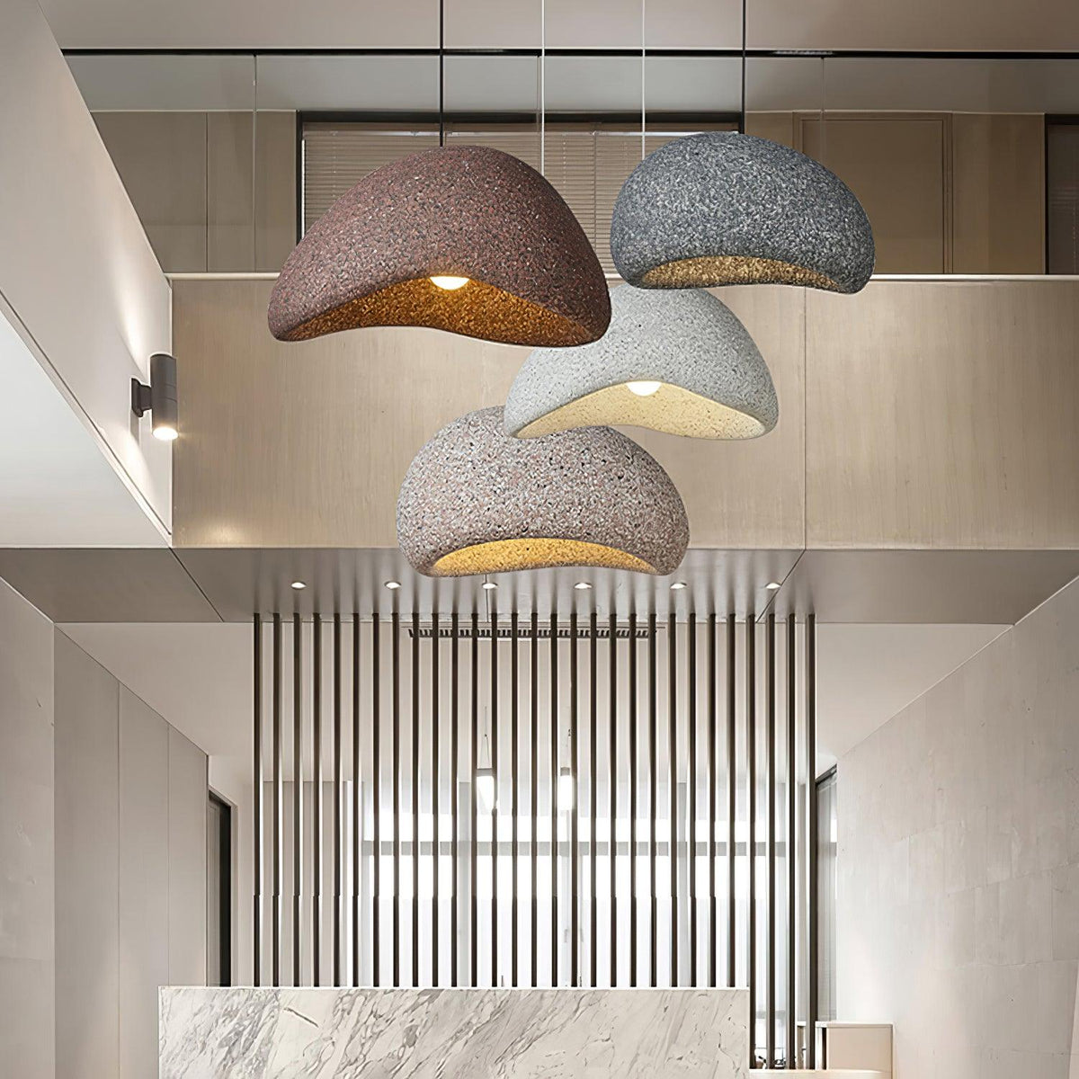 Lampada a sospensione Tsukiyo Wabi-Sabi Cloud