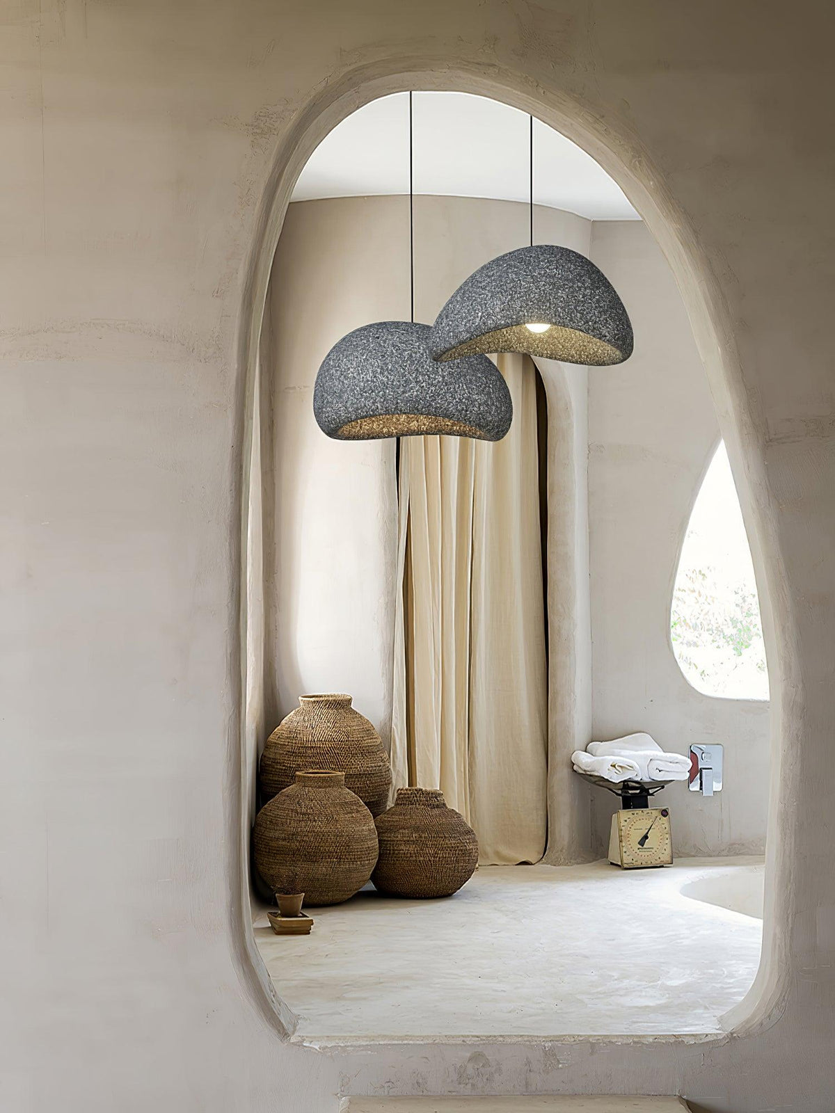 Lampada a sospensione Tsukiyo Wabi-Sabi Cloud