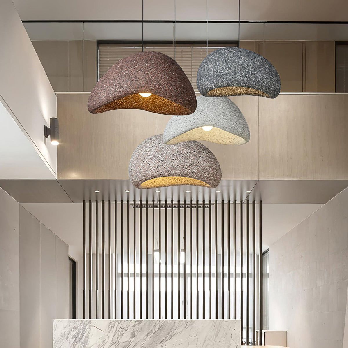 Lampada a sospensione Tsukiyo Wabi-Sabi Cloud