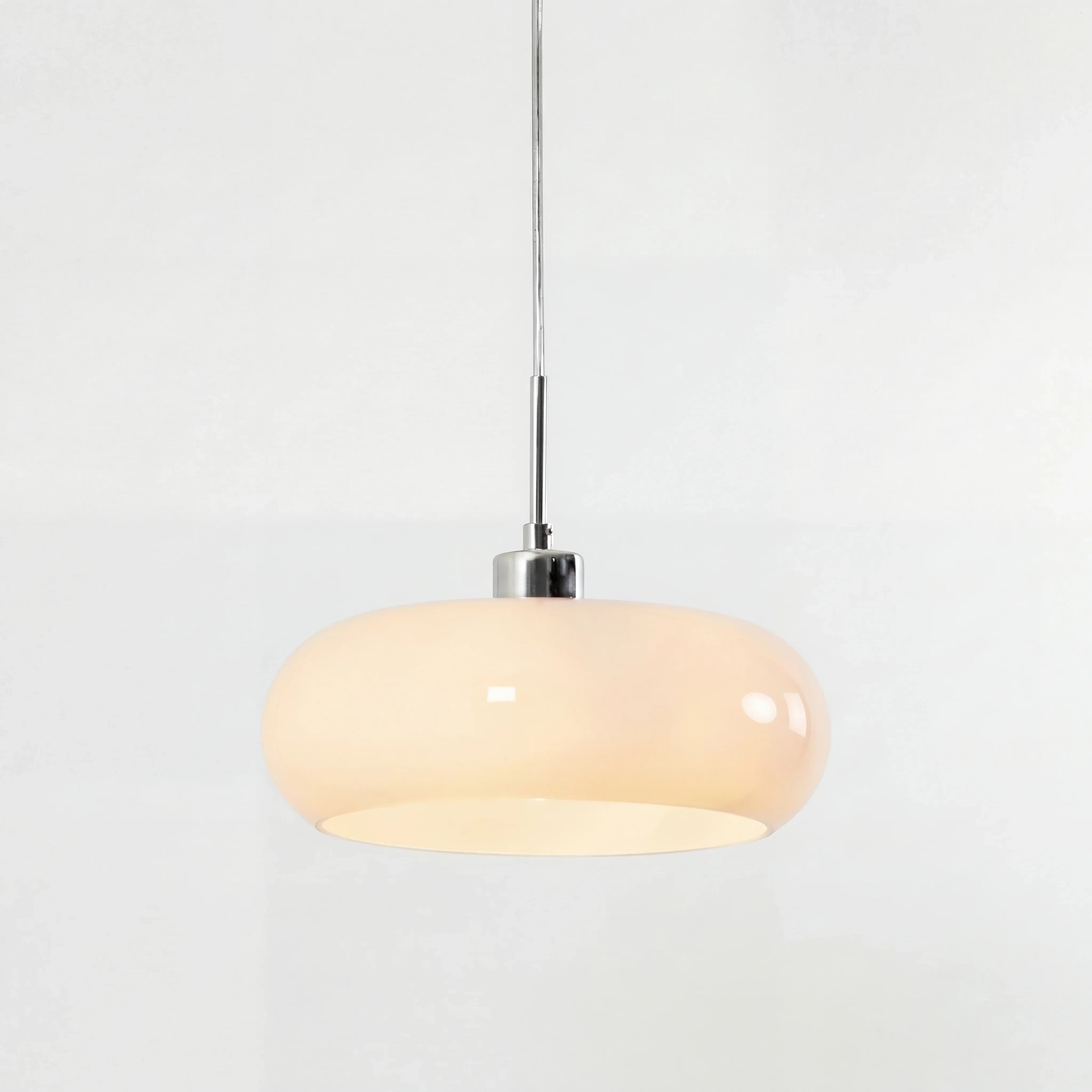 Aurevina | Lampada a sospensione in vetro Bauhaus con paralume in vetro soffiato