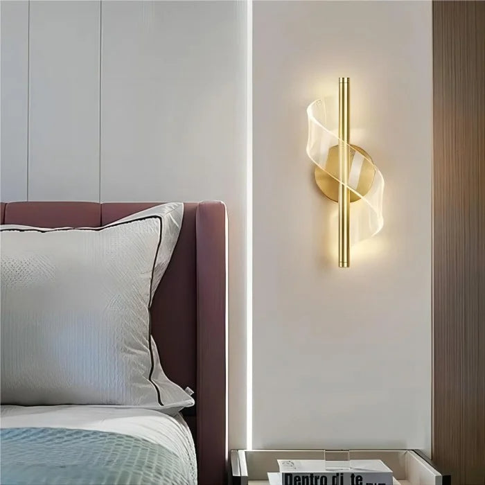 Lampada a Muro Spiraliforme Minimalista Nordica