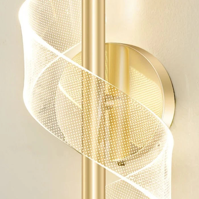 Lampada a Muro Spiraliforme Minimalista Nordica