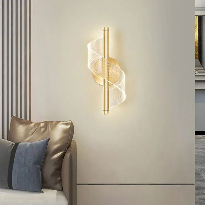 Lampada a Muro Spiraliforme Minimalista Nordica