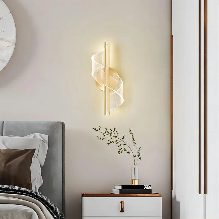 Lampada a Muro Spiraliforme Minimalista Nordica