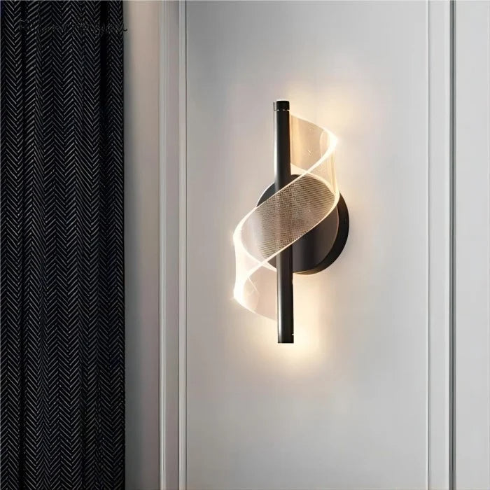 Lampada a Muro Spiraliforme Minimalista Nordica