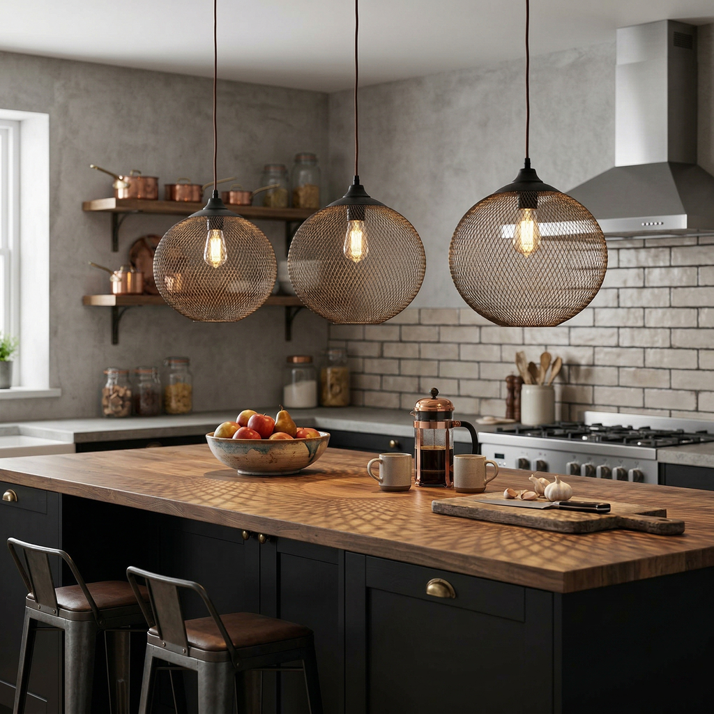 Lampada a sospensione Lanister Mesh