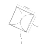 Lampada da Parete Plug-in in Carta DuPont