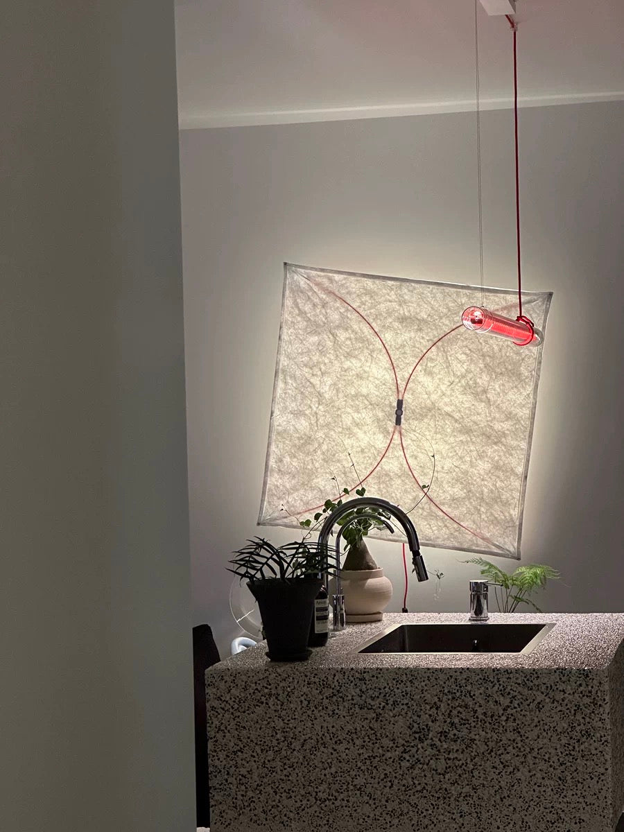 Lampada da Parete Plug-in in Carta DuPont