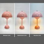 NordicNest Lampada da Tavolo Scandinava | Dimmerabile, Moderna & Lampada da Notte