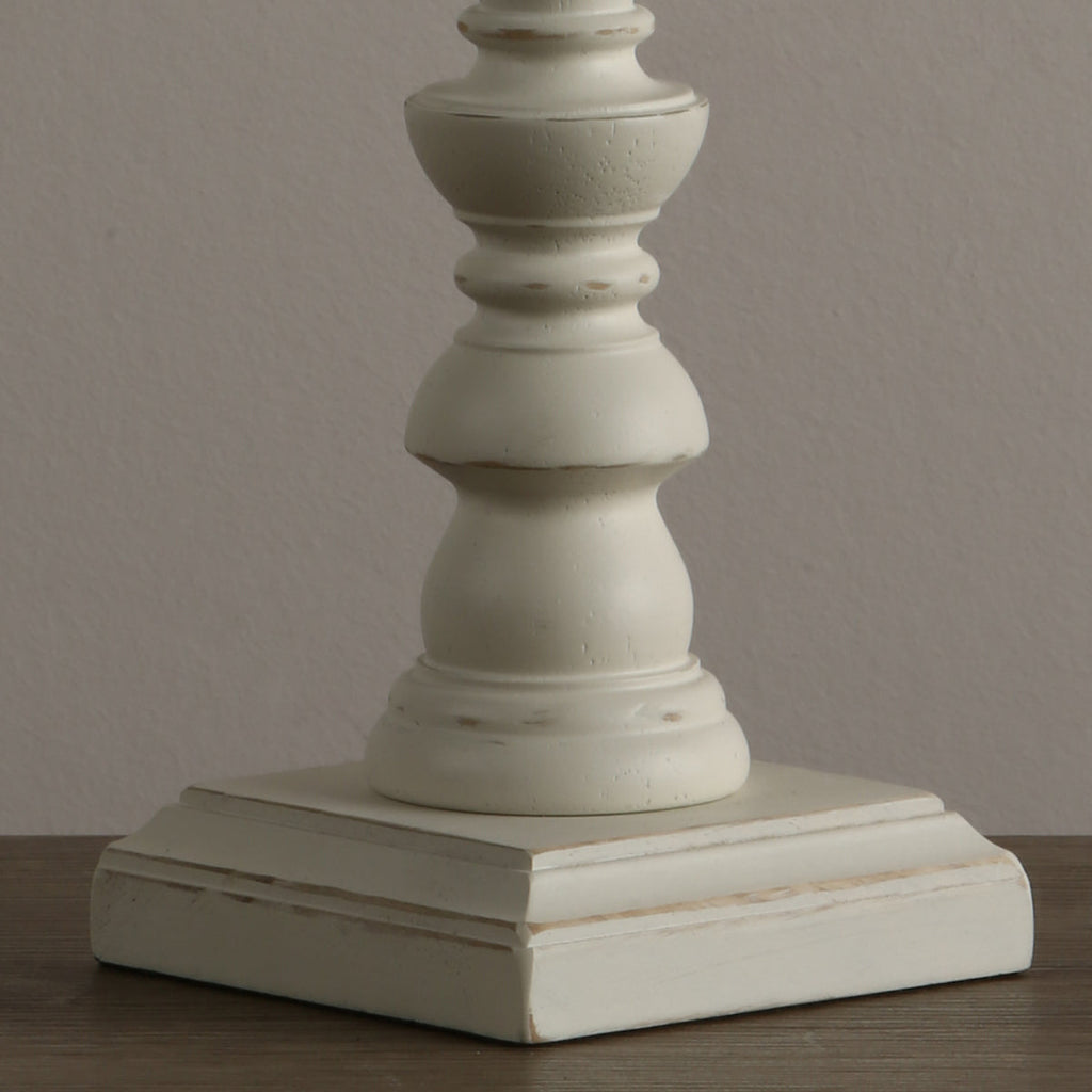 Specchio Laura Ashley Tate in Legno Avorio Invecchiato 60cm
