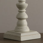Specchio Laura Ashley Tate in Legno Avorio Invecchiato 60cm
