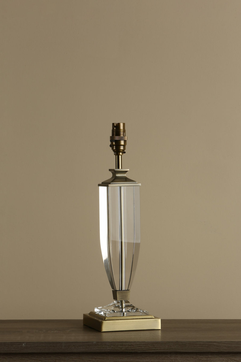 Lampada da Tavolo Media Laura Ashley Carson Ottone Antico & Cristallo