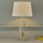 Base della lampada da tavolo Laura Ashley Mulroy Champagne con corna