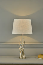 Base della lampada da tavolo Laura Ashley Mulroy Champagne con corna