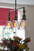 Laura Ashley Isaac 3 Light Bar Pendant Ottone Antico